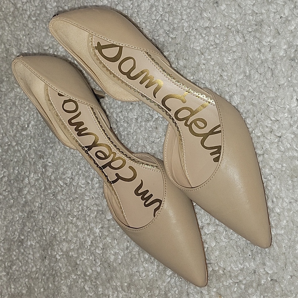 NWOT SAM EDEL MAN JAINA D ORSAY Kitten Heels Size 7.5 - Picture 3 of 16